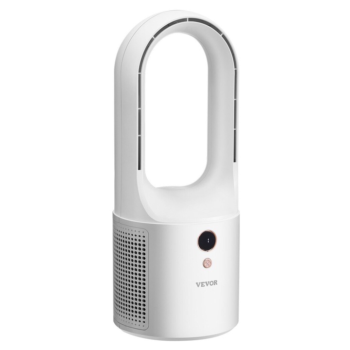 Безлопатков настолен вентилатор VEVOR, 12.99 инча, 6 скорости, преносим, лек дизайн, 135x135x330 мм