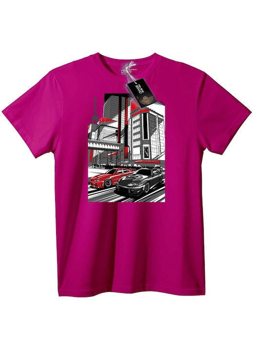 Tricou Urban Car City, Lila