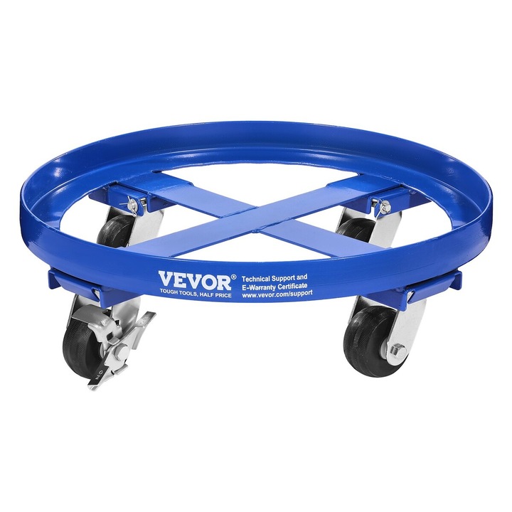 Carucior butoi 55 galoane 2000 lbs VEVOR