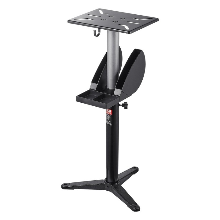 Suport pentru polizor unghiular VEVOR, inaltime ajustabila 5 niveluri, baza din fonta, dimensiuni 31.5x25.4cm