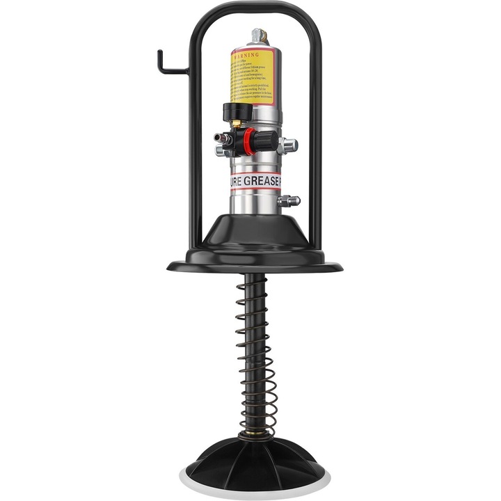 Помпа за грес VEVOR, 50:1, с маркуч за високо налягане 13 фута, глава на бутилката 12.5 инча, размери 690x320x320 мм