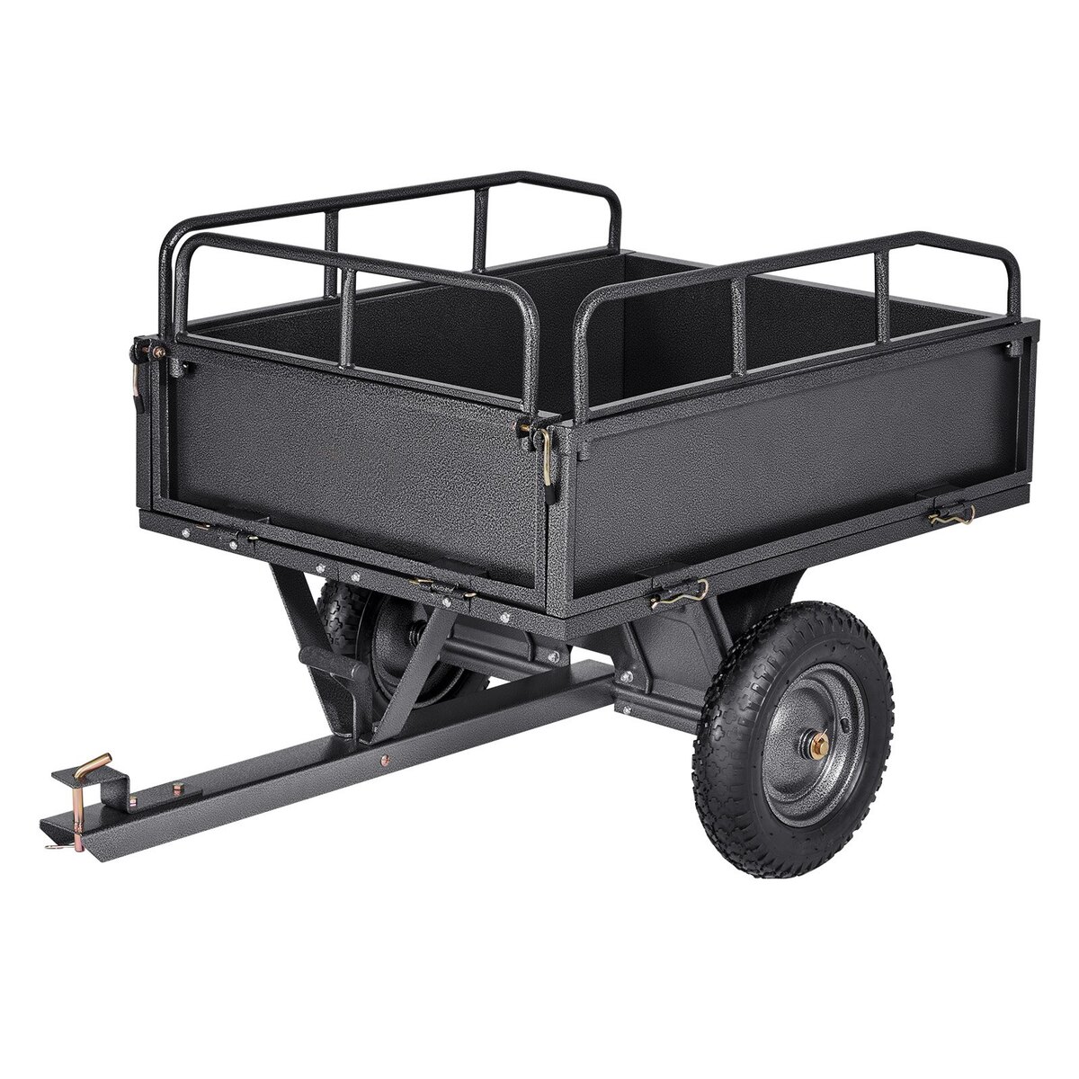 Remorca utilitara pentru gradina VEVOR, 10 cu.ft, capacitate 227 kg ...