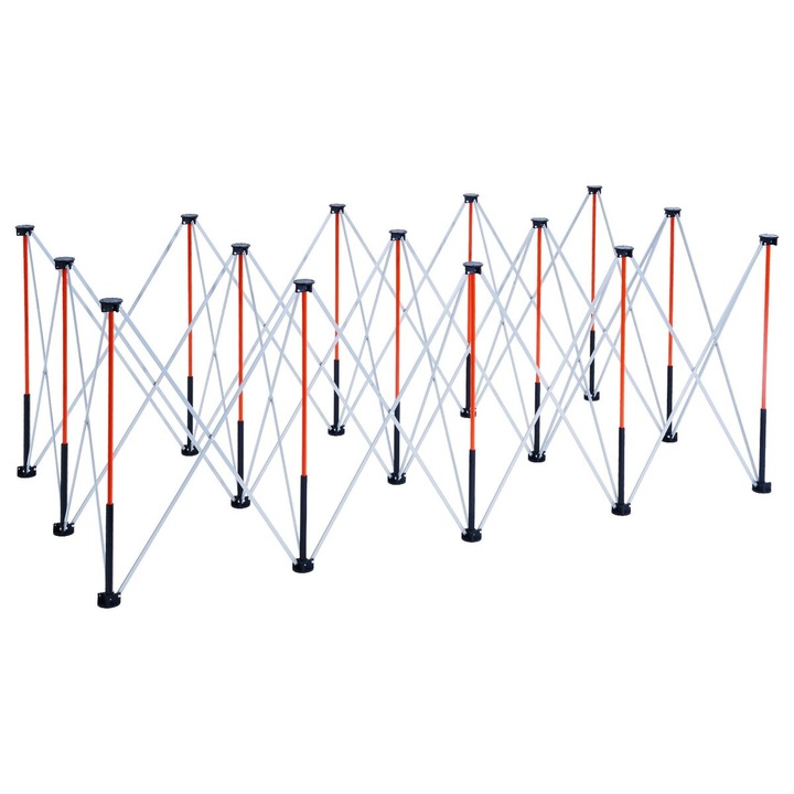 Stand de lucru pliabil VEVOR, 2445 x 1255 mm, capacitate 2724 kg, design portabil, fara asamblare