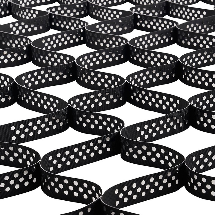 Grilaj pentru sol VEVOR, 2 inch adancime, 17.06x8.86FT / 5200x2700mm, capacitate de incarcare 1885 lbs/ft, pentru gradina, terasa, alee