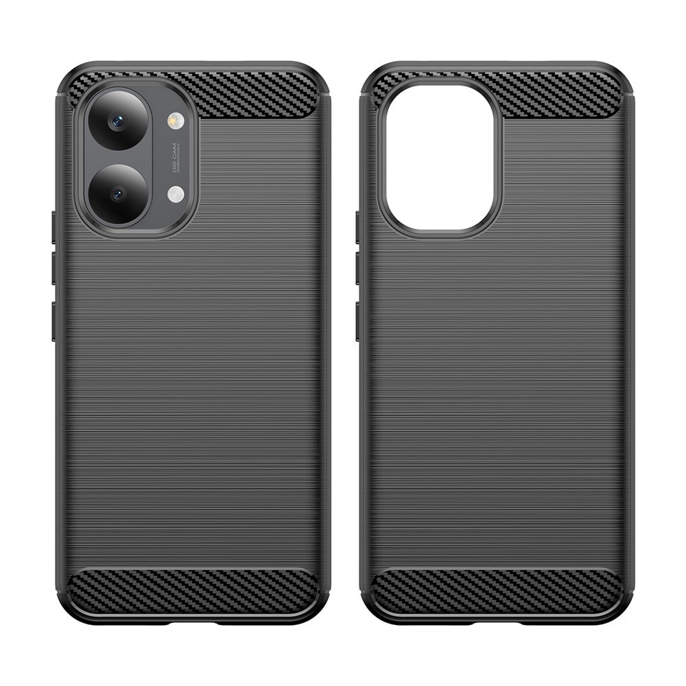 Husa pentru Xiaomi Poco X8 Pro Max, Accesorio Carbon Silicone, Negru
