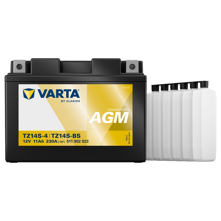 Baterie Moto AGM 12V 11Ah Varta Powersports TZ14S-4 / TZ14S-BS / 511902023