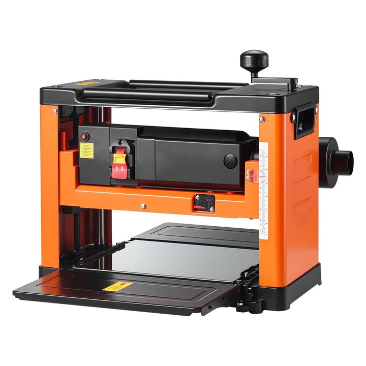 Rindel electric VEVOR, 330 mm, motor 2000W, 23500 RPM, cu cutter spiral si 24 insertii, constructie durabila