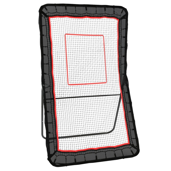 VEVOR Rebounder lacrosse, 4x7 ft, edzőháló röplabdához és baseballhoz, stabil szerkezet, állítható kialakítás