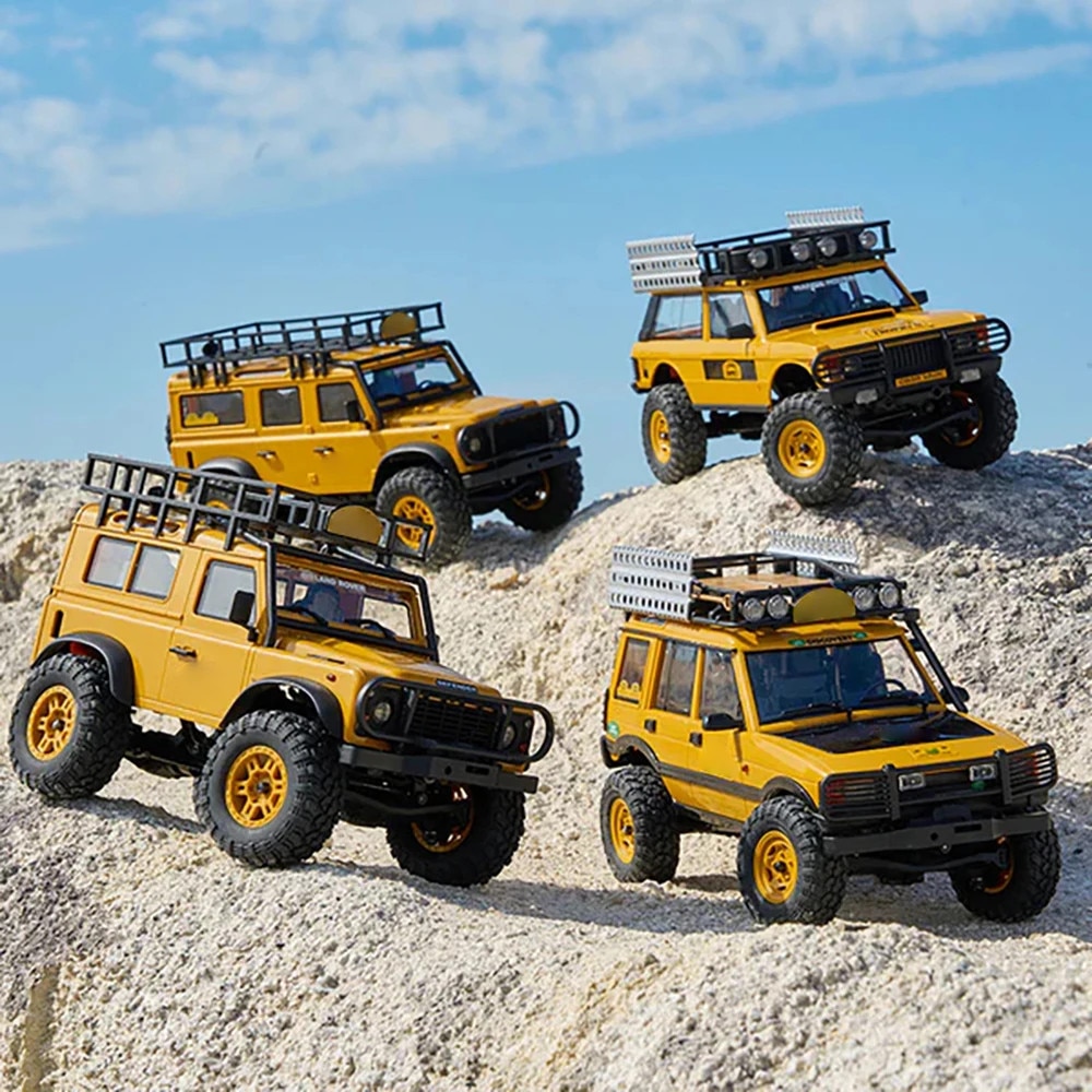 Automodel RC Crawler, Defender 90, 1:24, rosu, acumulator 7, 4V, 2 ...