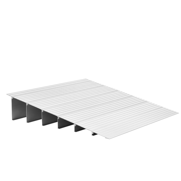 Rampa mobila VEVOR, set 6 bucati, 138 mm inaltime, aluminiu 6063-T5, 31.7x34.1x6.1 in / 805x865x155 mm, capacitate 363 kg
