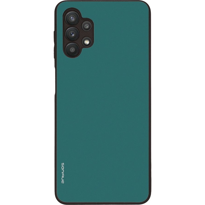 Husa telefon Sonique ColorBloc Series, protectie antisoc, silicon, petrol, pentru Samsung Galaxy A32 5G