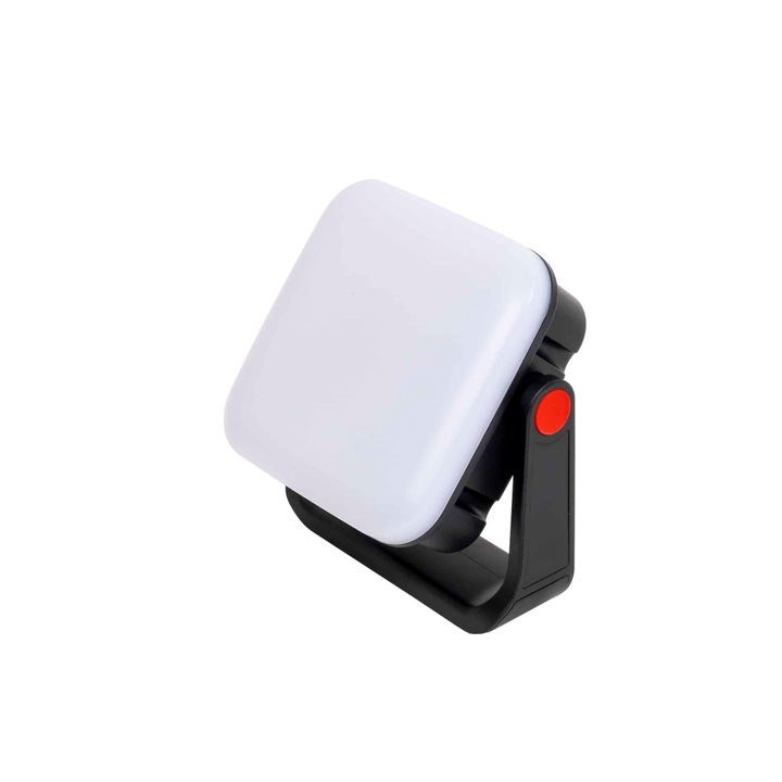 Proiector portabil, FOXMAG24, 4 moduri intensitate, alb, 11.5x5x12cm