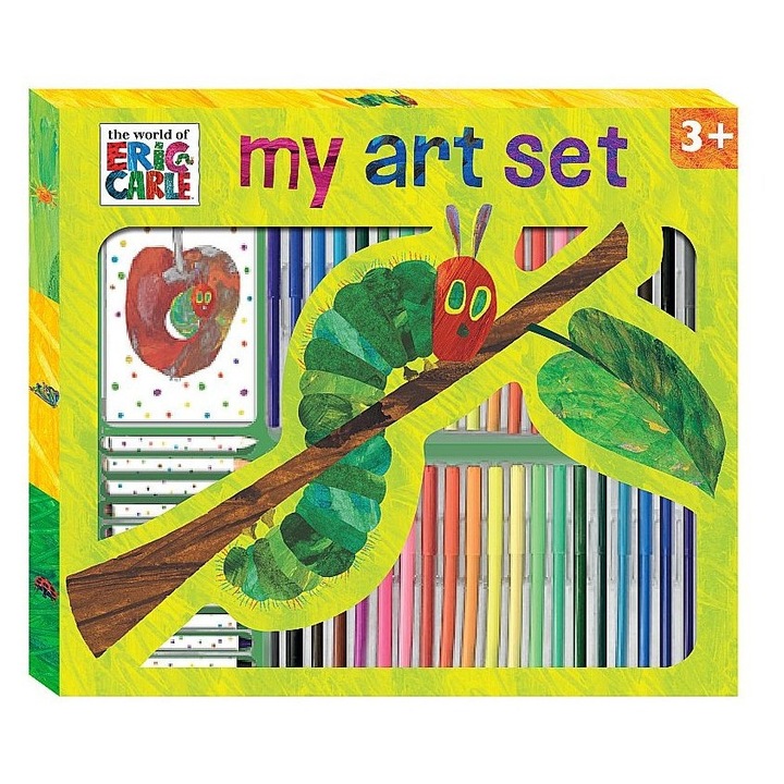 Set arta - Giant 53 Piece - Eric Carle, Plastic, PrescolariScoala generala