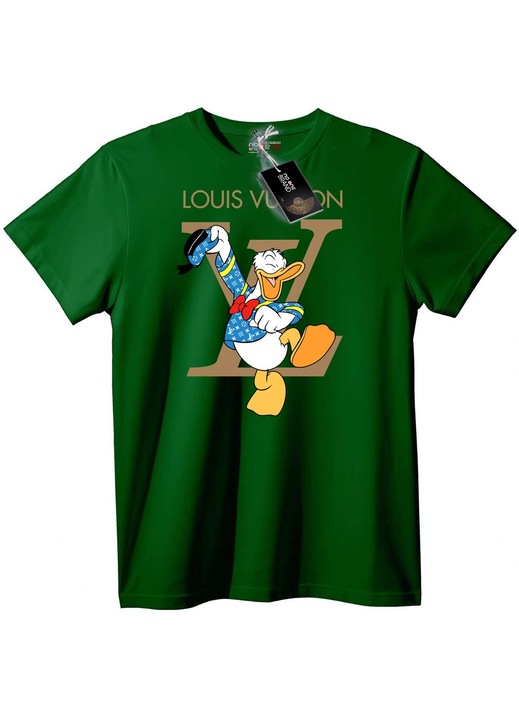 Louis Vuitton x Donald Kacsa póló, Angolzöld