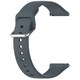 Vékony szíj Samsung Galaxy Watch 4 / 5 / 6 / 7 / FE, Huawei Watch GT2 / GT3 42mm, Amazfit Bip GTR 42mm, GTS 2 / 3 / 4 / Mini, Garmin Forerunner 165 / 245 / 55 / 645, Venu / SQ, Vivoactive 3 / 5 / Music, 20mm, szilikon, palaszürke