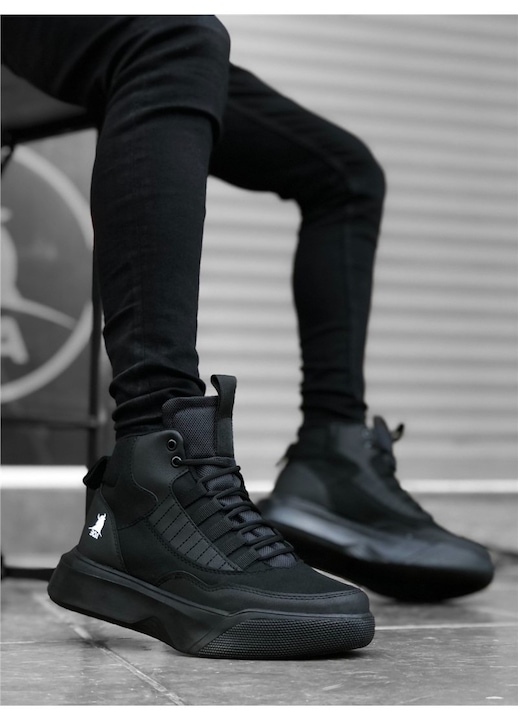 Férfi bakancs, Base, 324541, fekete, 41