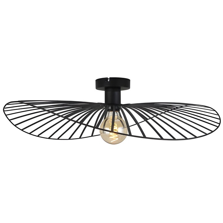 Lustra Toolight APP1843-1C, Negru, 61x61x18cm, inaltime reglabila, soclu E27