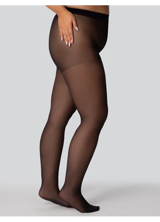 Ciorapi marimi mari Mona Sofia 40 den, Negru, 5XL