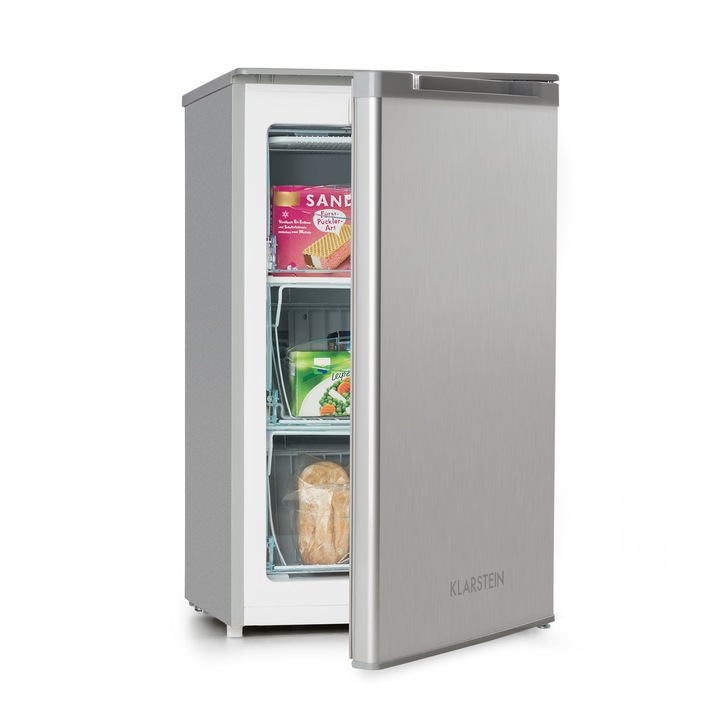 Congelator Klarstein Garfield XL, 60L, 80W, 4 stele, zgomot 41dB, dimensiuni 48, 5x83x51cm