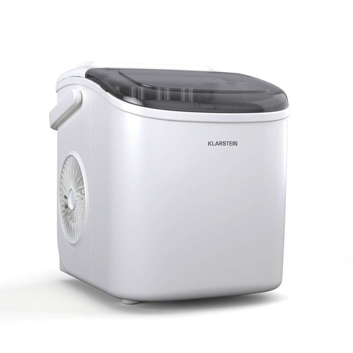 Aparat de cuburi de gheață Klarstein Caldwell, 12 kg/zi, complet automat, LED display, 22.2x29x29.4cm