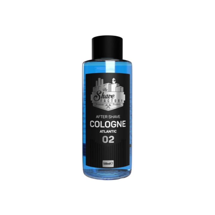 Apa de colonie dupa ras The Shave Factory ATLANTIC 02, 500 ml, transparent
