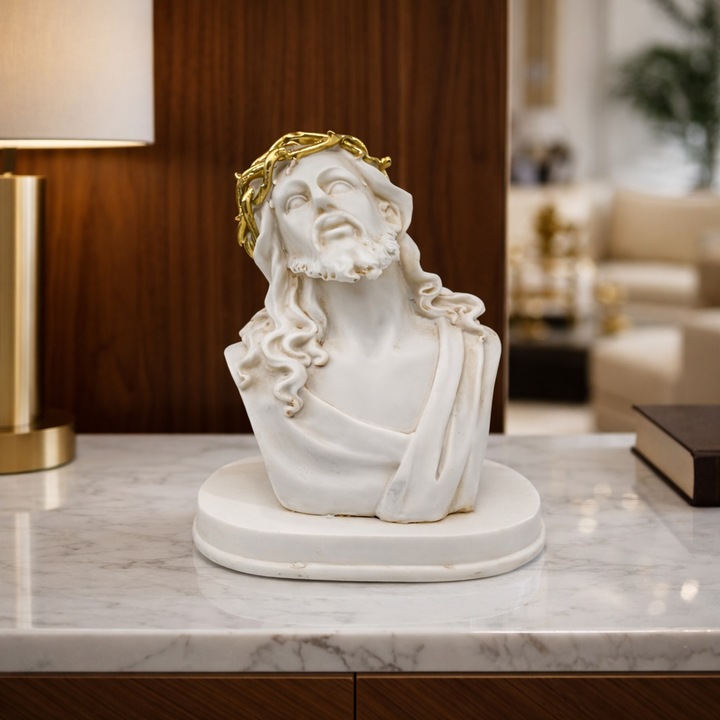 Statueta Iisus Hristos, Magic Time, 15.5x10cm, rasina finisata