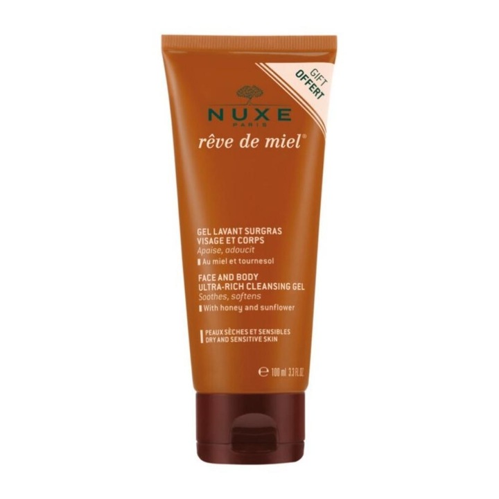 Nuxe Reve de Miel Ultra Rich arctisztító gél, 100 ml