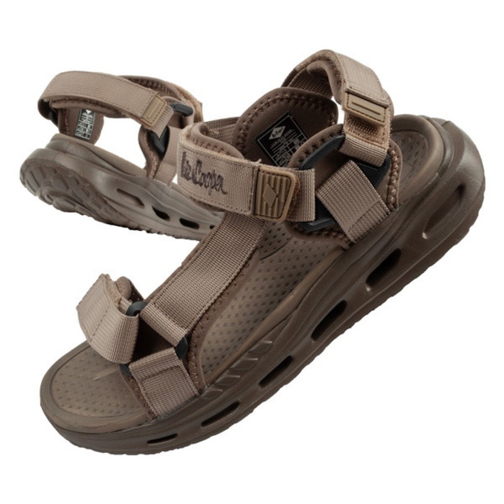 Sandale Lee Cooper, velcro, verde deschis, Verde