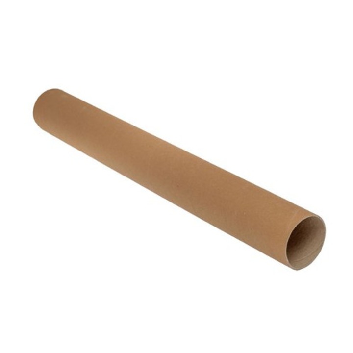 Tub cartonat NEOPAK pentru documente A2, 70x450 mm, Maro, grosime 2 mm, rezistent la soc