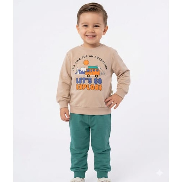 Set 2 piese, bluzawqfqd, Albastru