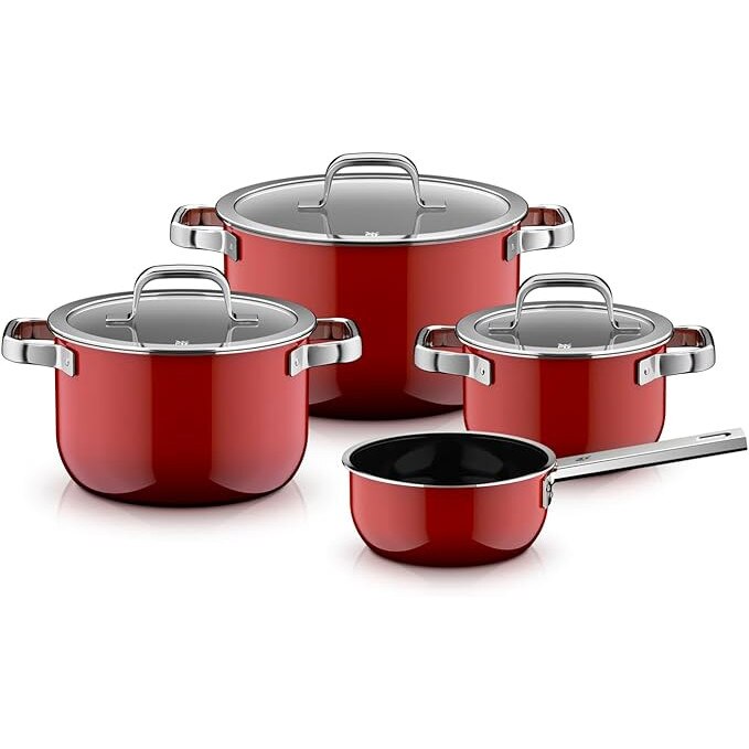 WMF Fusiontec Made in Germany（24cm） WMF Fusiontec Essential Cooking Pot Large 24 cm Glass Lid Stewing