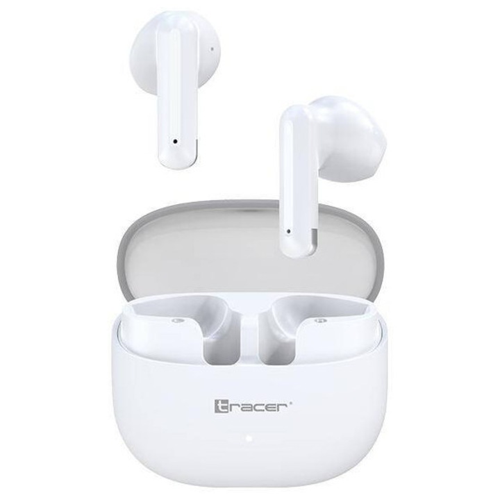 Tracer T12 TWS Bluetooth PC fejhallgató, fehér