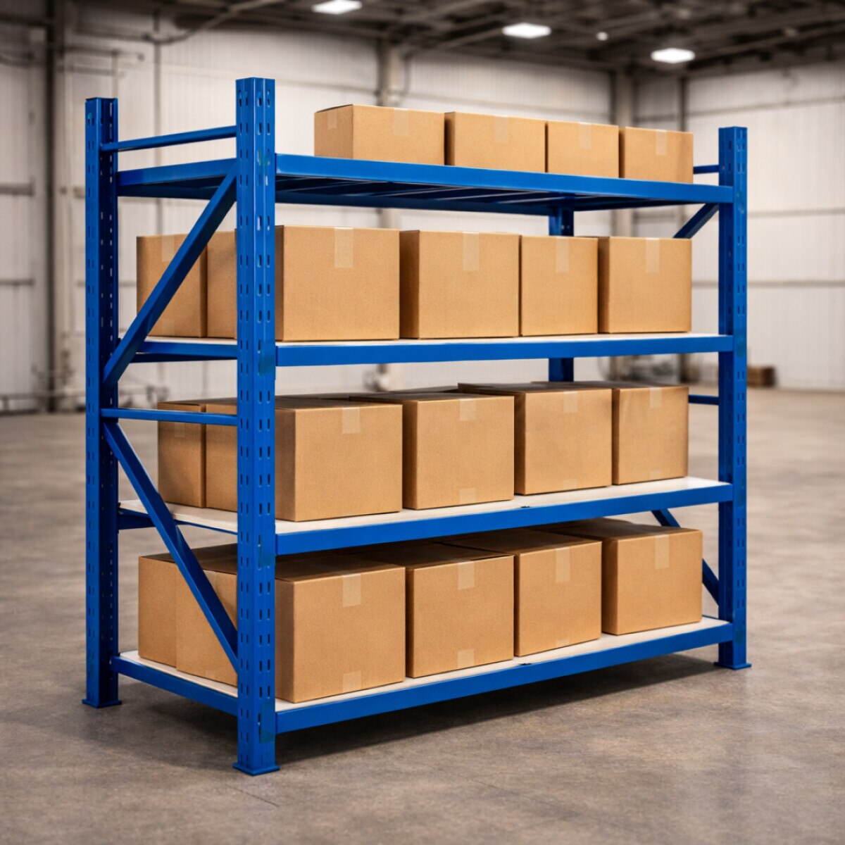 Produse Raft Raft profesional pentru depozitare L2000xl600xH2000 - 800KG - eMAG.ro