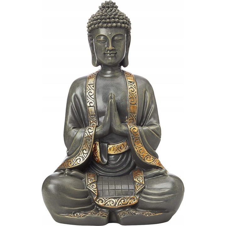 Декоративна фигурка на Буда, 9x15,5x5см, фън шуй, дзен атмосфера