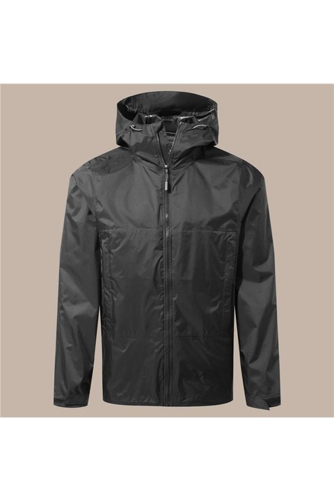 Geaca packable expert, usoara, impermeabila, compacta, Craghoppers - CRCEW011, Negru