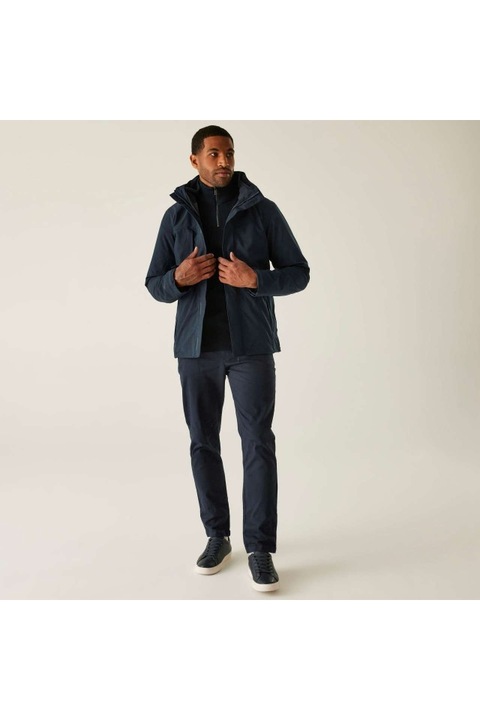 Geaca 3 in 1 stretch pentru barbati, Kingsley Regatta - RETRA143, Albastru inchis