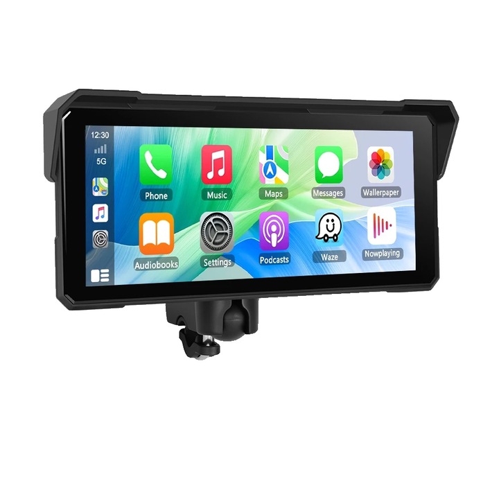 Navigatie GPS, 8 inch, CarPlay si Android Auto, cu card de 64G, rezistent la apa IP68