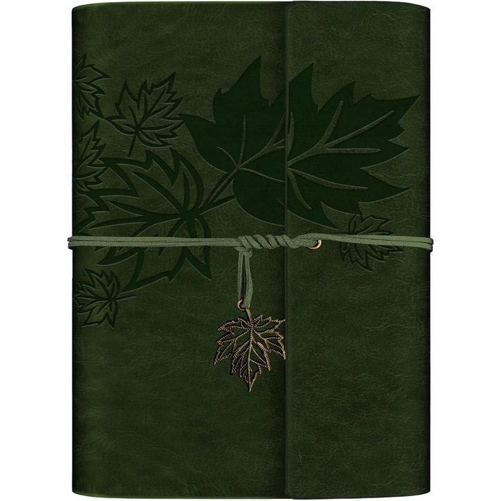 Caiet notite A5, 200 pagini, hartie kraft 100g, cu buzunar si rigle