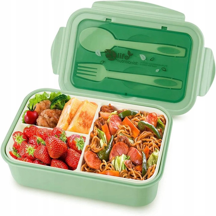 Cutie alimentara set Sniadaniowka, 1400 ml, 2 compartimente, plastic