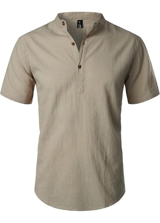 Tricou Barbati LucMatton, Stil Vintage, Kaki, Marimea M