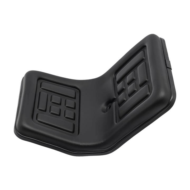 Traktorülés, PVC, rugalmas hab, fekete, 35x36x30cm