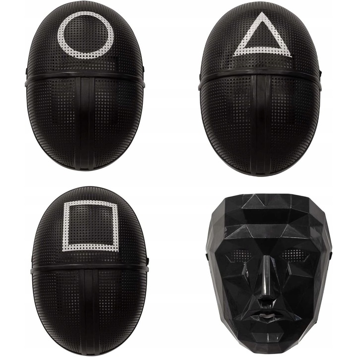 Маска Inny Squid Game, костюм за Хелоуин, идеален за костюмирани балове