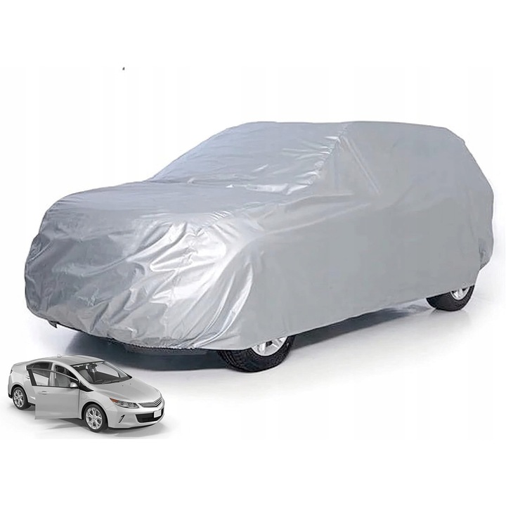 Husa auto, Inny, pentru sedan/SUV, impermeabil, dimensiuni 430x175x150cm, argintie