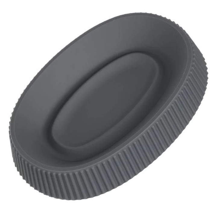 Savoniera Plastic Ovala Gri Model Lines 14x10cm