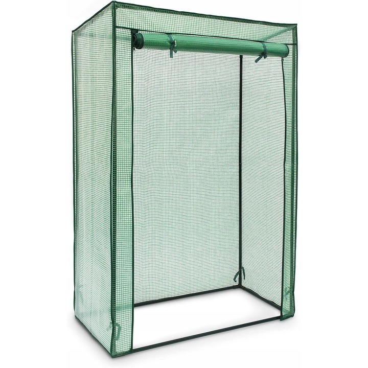 Sere Mini, 150x100x50cm, protectie pentru rosii, cadru metalic, folie transparenta sau verde