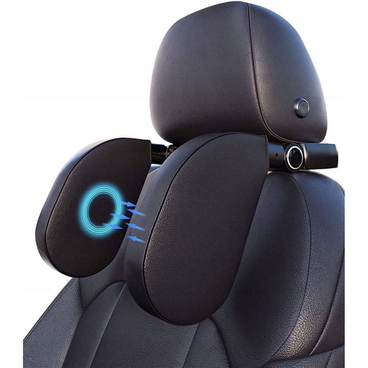 Tetiera pentru masina, negru, 28x22x13cm, reglabil, rotativ