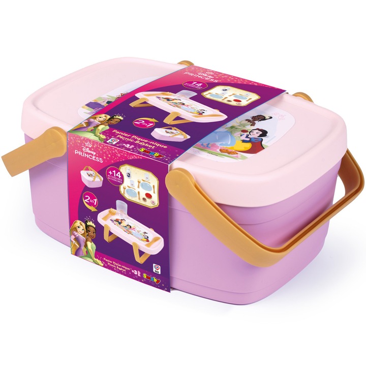 Set de joaca Smoby - Disney Princess, Cosul de picnic