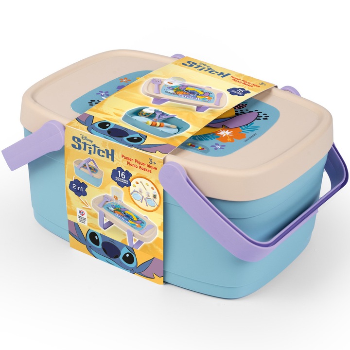 Set de joaca Smoby - Disney Stitch, Cosul de picnic