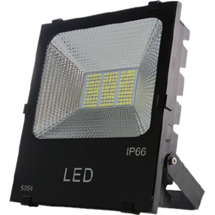 Proiector Tradesor 20W, 6000K, IP66, negru, 366x284x105mm