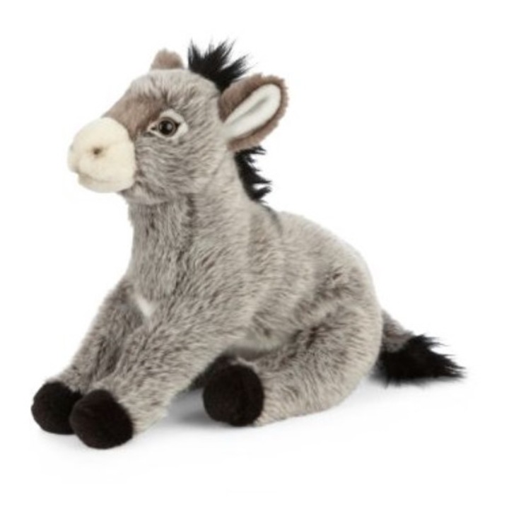 Jucarie din plus - Magarus gri 27 cm